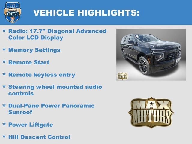 2026 Chevrolet Tahoe RST