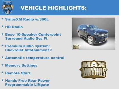 2021 Chevrolet Tahoe Premier