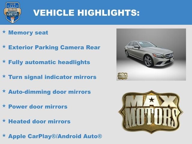 2020 Mercedes-Benz C-Class C 300